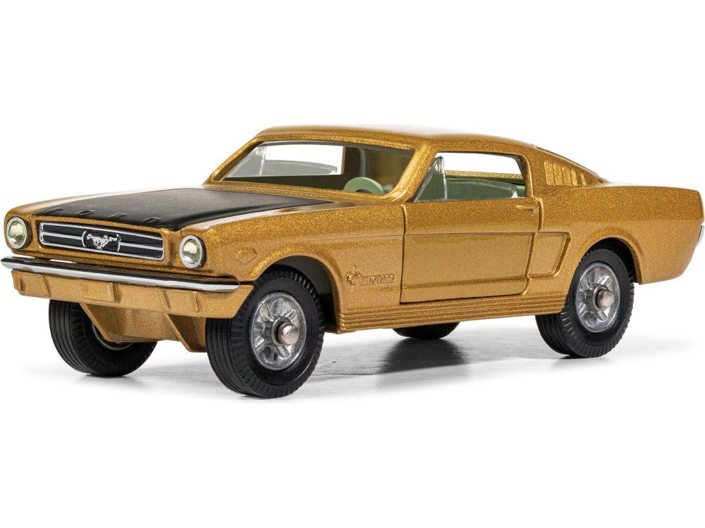 Ford Mustang Fastback Coupe Gold/Black 1:46 Scale Corgi Diecast Model-Corgi-Diecast Model Centre