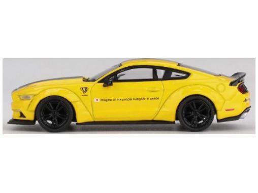 Ford Mustang LB Works Triple Yellow (LHD) Blister Packaging 1:64 Scale MINI GT Diecast Model Car-MINI GT-Diecast Model Centre