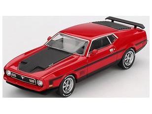 Ford Mustang MACH1 1971 Race Red (LHD) Blister Packaging 1:64 Scale MINI GT Diecast Model Car-MINI GT-Diecast Model Centre