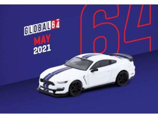 Ford Mustang Shelby GT350R White 1:64 Scale Tarmac Works Diecast Model-Tarmac Works-Diecast Model Centre