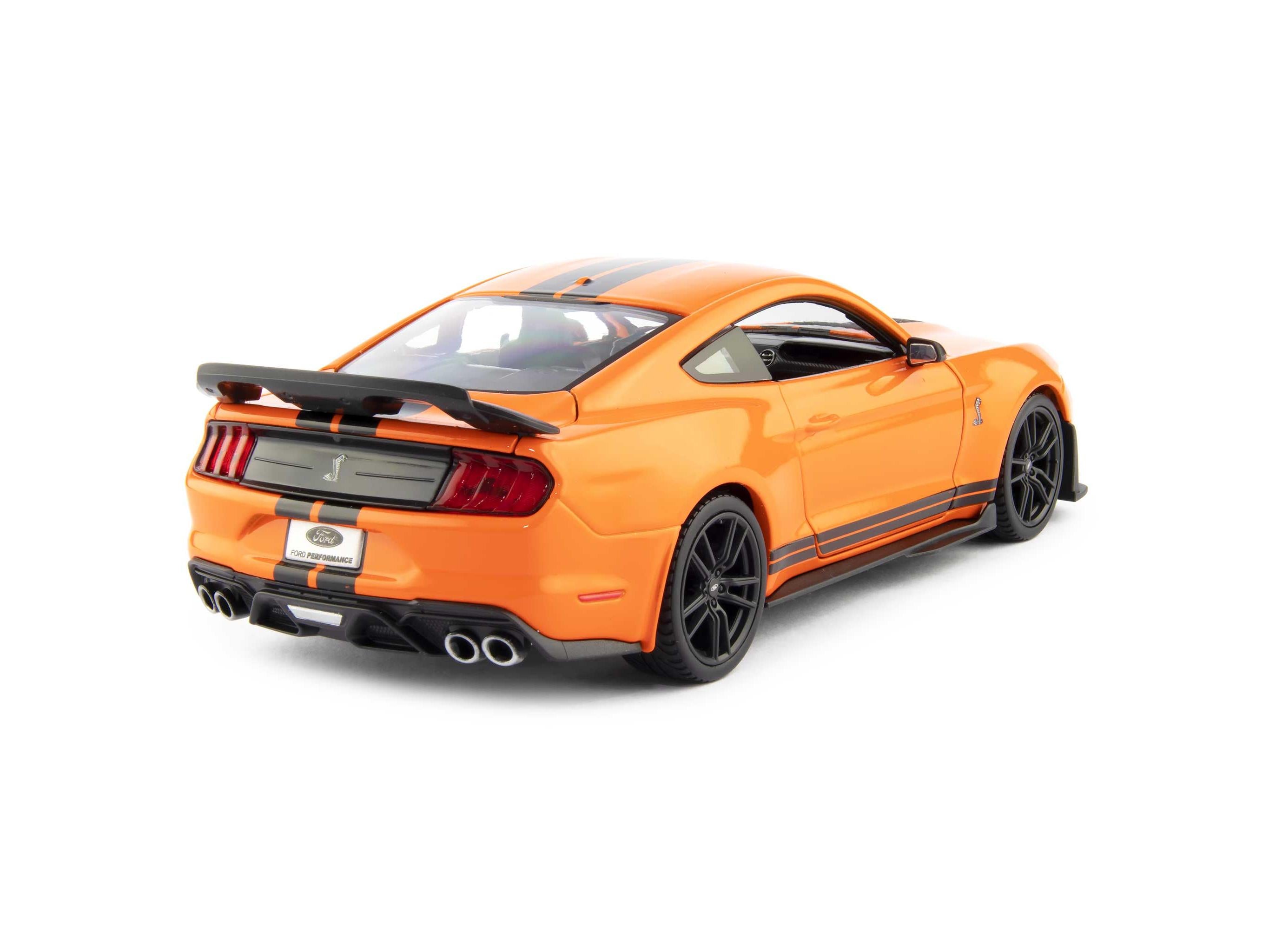 Ford Mustang Shelby GT500 2020 Orange 1:24 Scale Maisto Diecast Model-Maisto-Diecast Model Centre