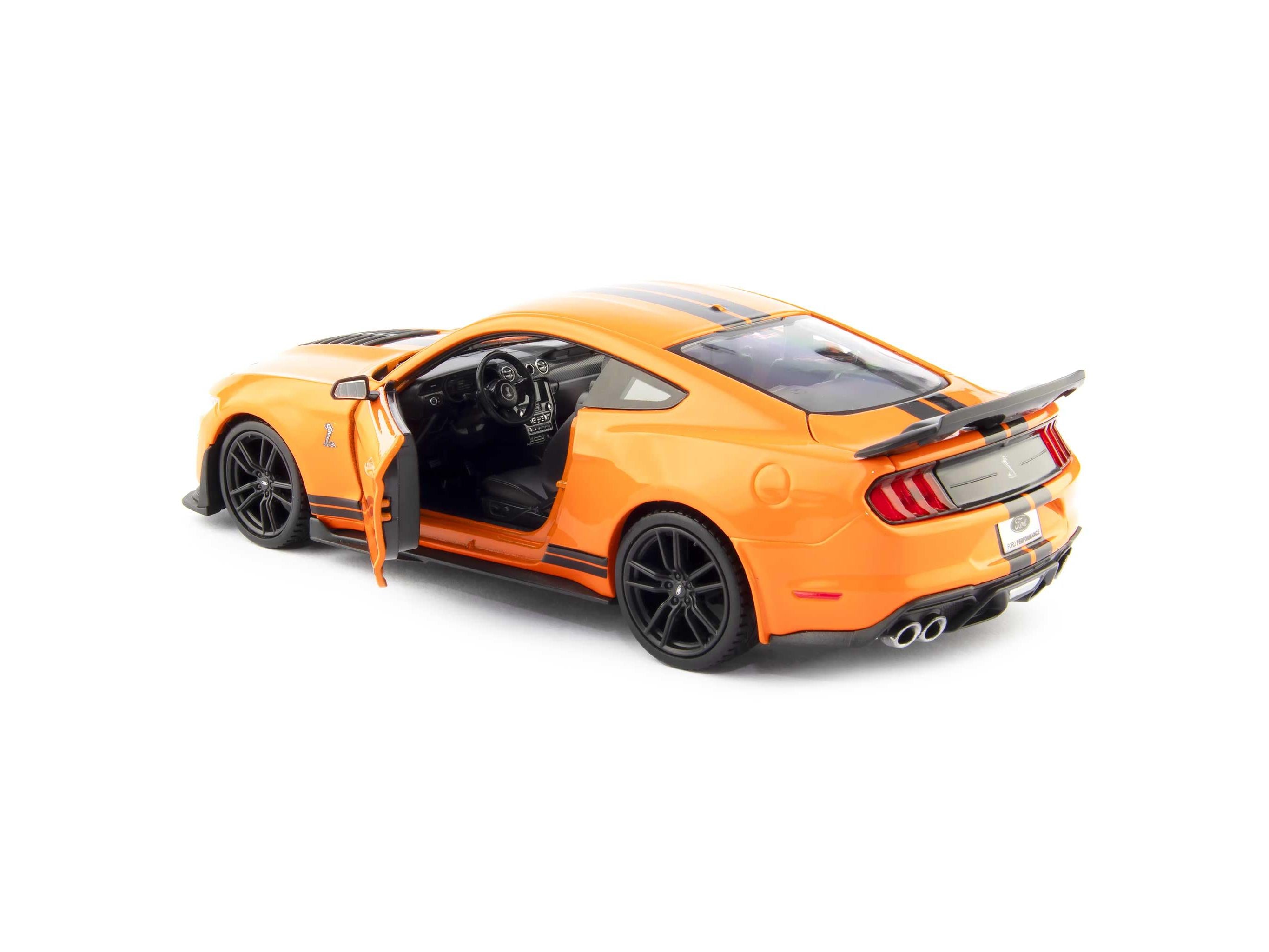 Ford Mustang Shelby GT500 2020 Orange 1:24 Scale Maisto Diecast Model-Maisto-Diecast Model Centre