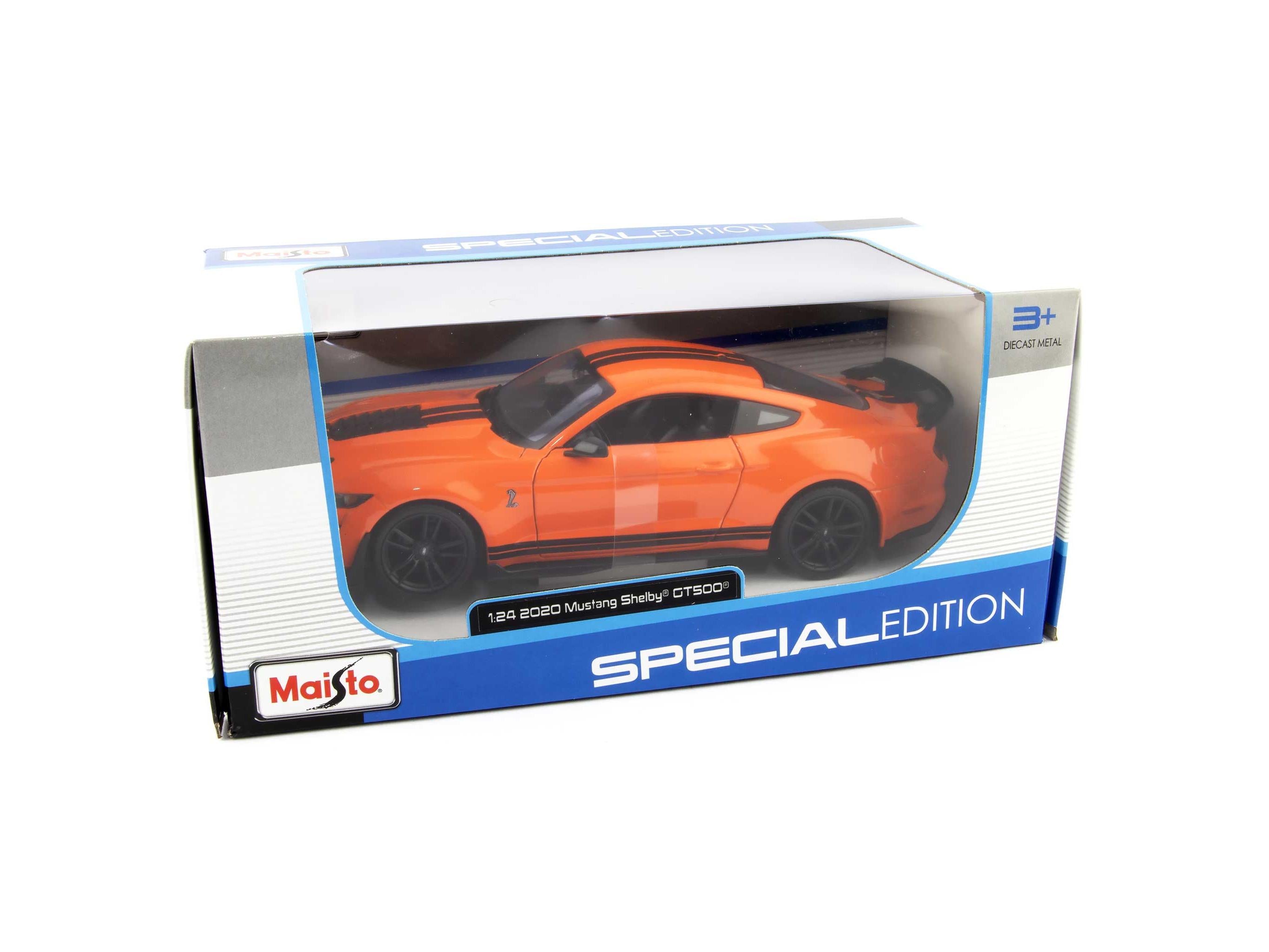 Ford Mustang Shelby GT500 2020 Orange 1:24 Scale Maisto Diecast Model-Maisto-Diecast Model Centre