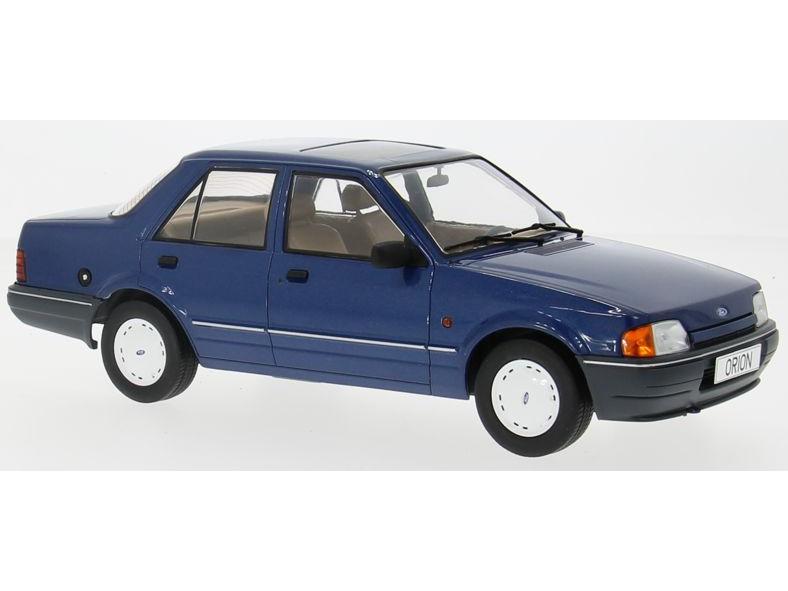 Ford Orion Mk2 Blue LHD w/Hub Cap Wheels 1:18 Scale Diecast Model Car – Model Car Group-Model Car Group-Diecast Model Centre