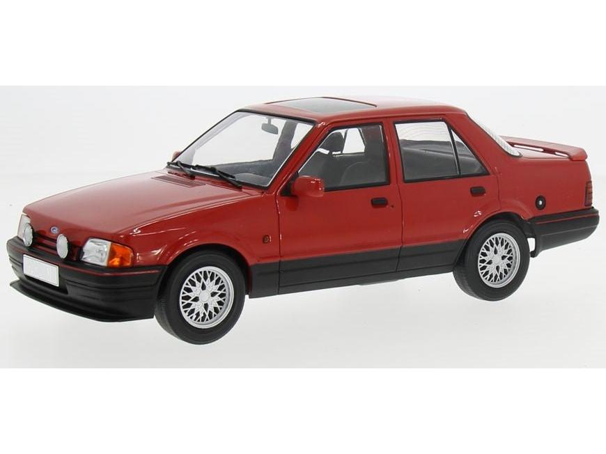 Ford Orion Mk2 Ghia Red LHD w/Multispoke Alloys 1:18 Scale Diecast Model Car – Model Car Group-Model Car Group-Diecast Model Centre