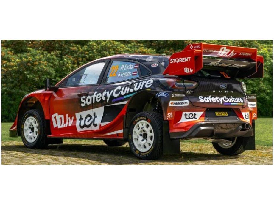 Ford Puma RALLY1 Hybrid #22 Sesks Francis Delfi Rally Estonia 2025 1:18 Scale Solido Diecast Model Car-Solido-Diecast Model Centre