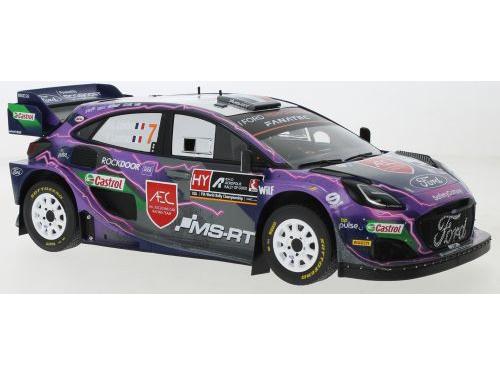 Ford Puma Rally 1 #7 P.-L. Loubet/V.Landais WRC Rally Acropolis 2022 1:18 Scale Diecast Model-IXO-Diecast Model Centre