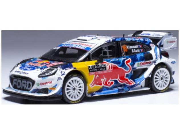 Ford Puma Rally1 #16 WRC Rallye Monte Carlo 2024 Fourmaux/Coria 1:43 Scale IXO Diecast Model Car-IXO-Diecast Model Centre