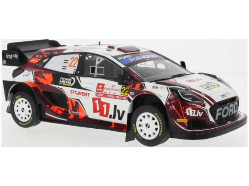Ford Puma Rally1 Rally WM Rallye Poland 2024 #22 1:18 Scale IXO Diecast Model Car-IXO-Diecast Model Centre