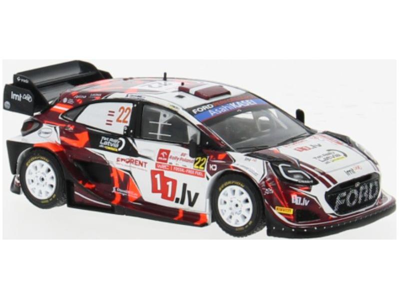 Ford Puma Rally1 Rally WM Rallye Poland 2024 #22 1:43 Scale IXO Diecast Model Car-IXO-Diecast Model Centre