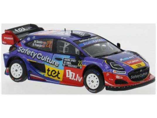 Ford Puma Rally1 WRC Rally Sweden 2025 #22 M.Sesks/R.Francevic 1:43 Scale IXO Diecast Model Car-IXO-Diecast Model Centre