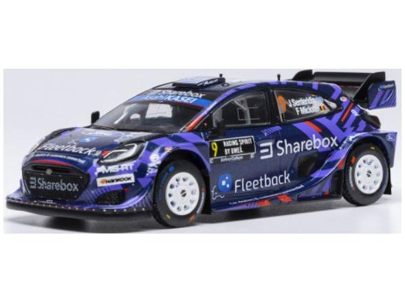 Ford Puma Rally1 WRC Rally Sweden 2025 #9 J.Serderidis/F.Miclotte 1:43 Scale IXO Diecast Model Car-IXO-Diecast Model Centre