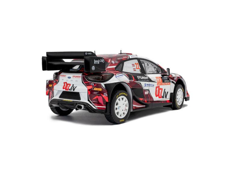Ford Puma Rally1 diecast 1:18 White #22 M.Sesks R.Francis Tet Rally Latvia 2024 Solido-Solido-Diecast Model Centre