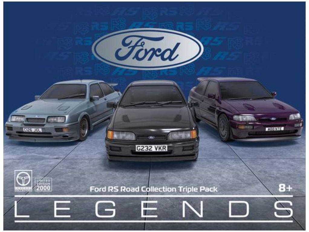 Ford RS Road Collection Triple Pack 1:32 Scale Scalextric Slot Racing Car-Scalextric-Diecast Model Centre