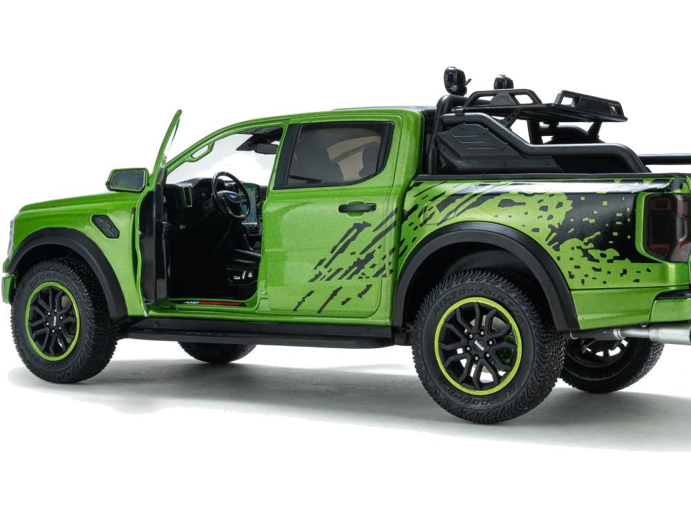 Ford Ranger Raptor Metallic Green 2024 1:18 Scale Diecast Model Car – Solido-Solido-Diecast Model Centre