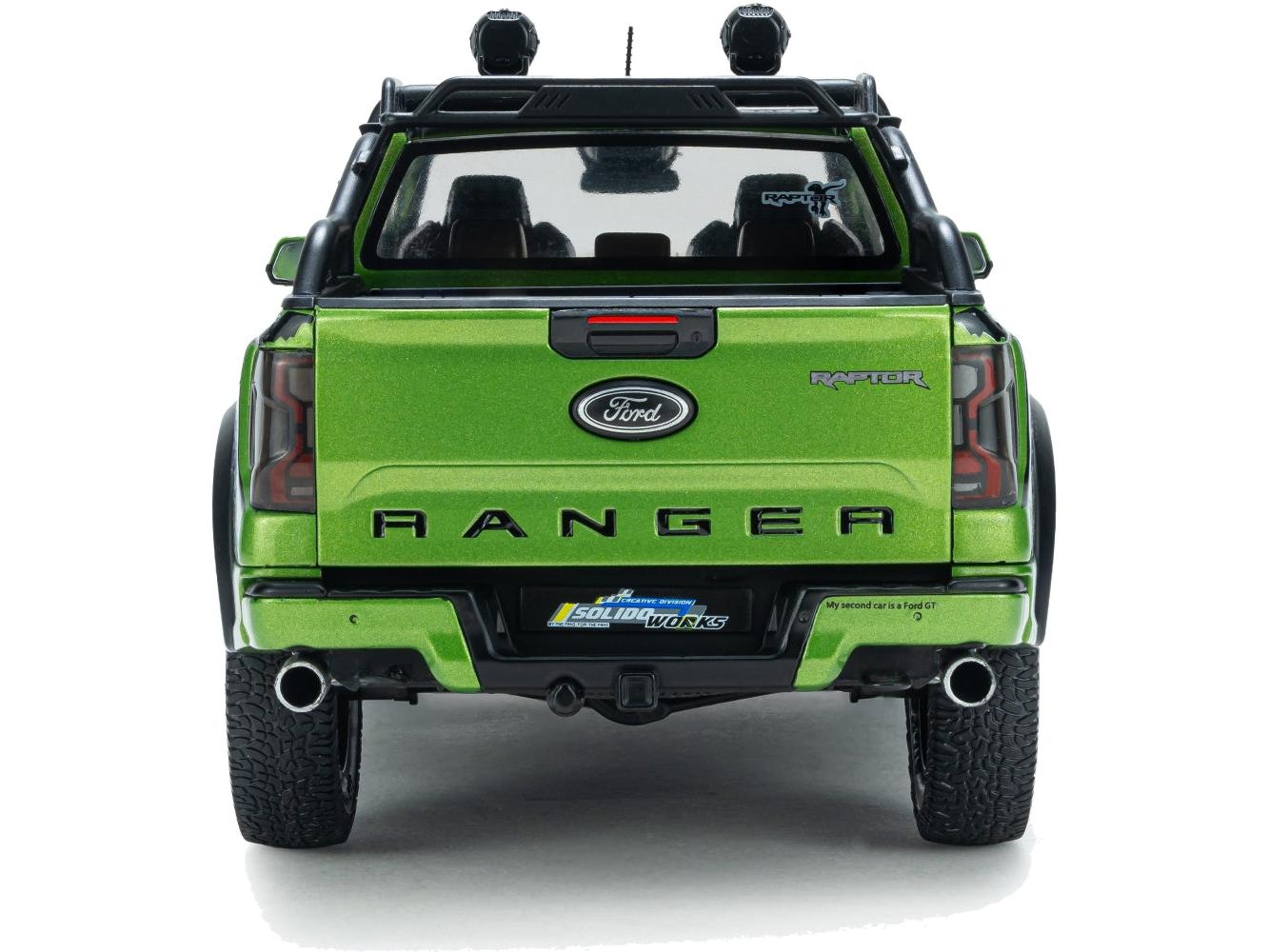 Ford Ranger Raptor Metallic Green 2024 1:18 Scale Diecast Model Car – Solido-Solido-Diecast Model Centre
