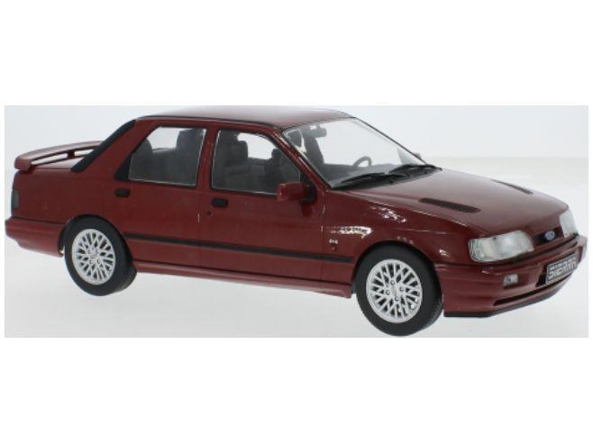 Ford Sierra Cosworth 4x4 1990 Metallic Dark Red 1:18 Scale Model Car Group Diecast-Model Car Group-Diecast Model Centre