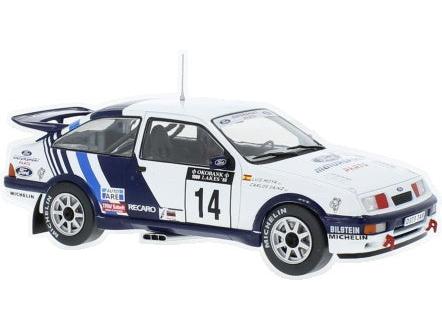 Ford Sierra RS Cosworth #14 1000 Lakes Rallye 1988 C.Sainz/L.Moya 1:24 Scale Diecast Car – IXO-IXO-Diecast Model Centre