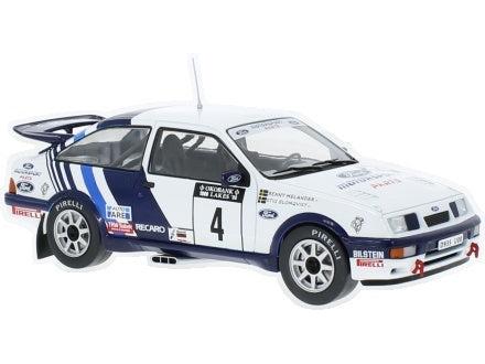 Ford Sierra RS Cosworth #4 1000 Lakes Rallye 1988 S.Blomqvist/B.Melander 1:24 Scale Diecast Car – IXO-IXO-Diecast Model Centre