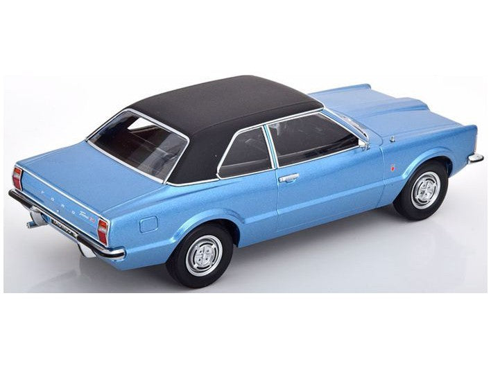 Ford Taunus GT 2-door Saloon 1971 blue metallic w/Vinyl Roof - 1:18 Scale Diecast Model Car-KK Scale-Diecast Model Centre