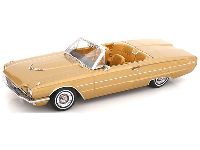 Ford Thunderbird Convertible 1966 Gold Metallic 1:18 Scale KK Scale Diecast Model Car-KK Scale-Diecast Model Centre