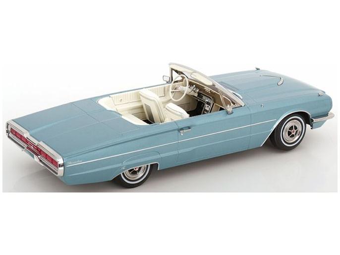 Ford Thunderbird Convertible 1966 Met Blue Metallic, Thelma and Louise Movie Version 1:18 Scale KK Scale Diecast Model Car-KK Scale-Diecast Model Centre