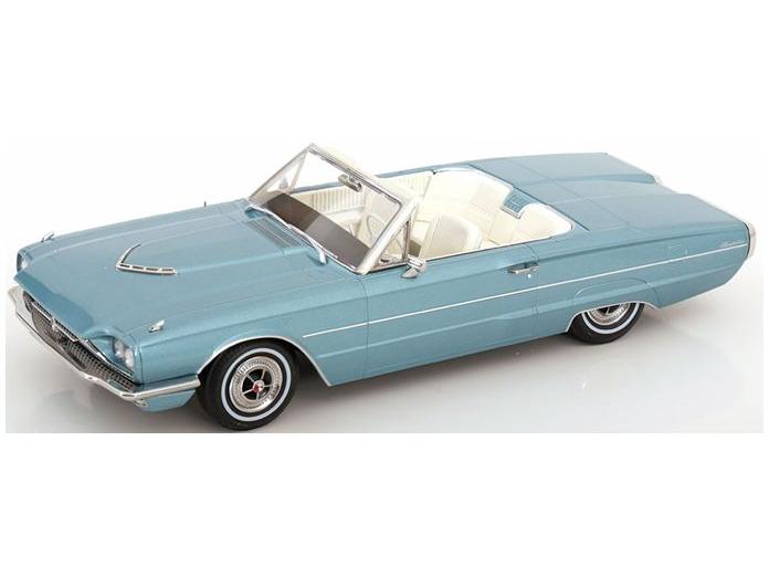 Ford Thunderbird Convertible 1966 Met Blue Metallic, Thelma and Louise Movie Version 1:18 Scale KK Scale Diecast Model Car-KK Scale-Diecast Model Centre