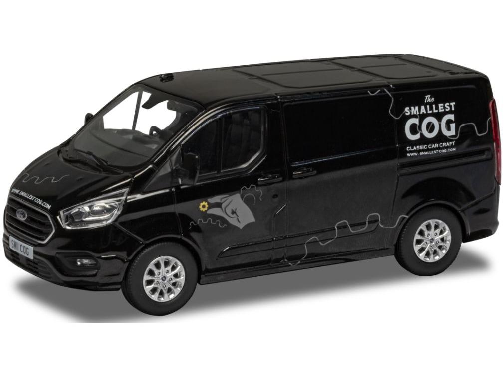 Ford Transit Custom 300L1 Shadow Black Richard Hammond's The Smallest Cog 1:43 Scale Corgi Diecast Model-Corgi-Diecast Model Centre