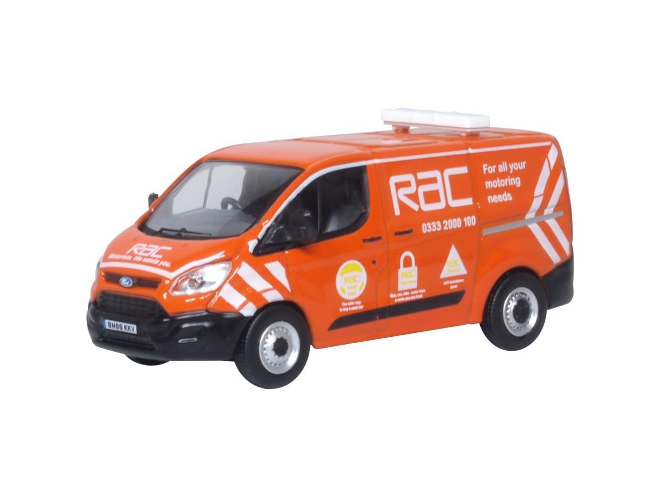 Ford Transit Custom RAC - 1:76 Scale Diecast Model Van-Oxford Diecast-Diecast Model Centre