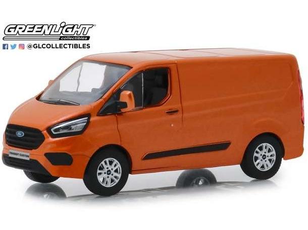 Ford Transit Custom V362 MCA Sport 2018 Orange Glow 1:43 Scale GreenLight Diecast Model-GreenLight-Diecast Model Centre