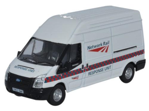 Ford Transit LWB High Roof Network Rail Response Unit 1:76 Scale Diecast Van – Oxford Diecast-Oxford Diecast-Diecast Model Centre