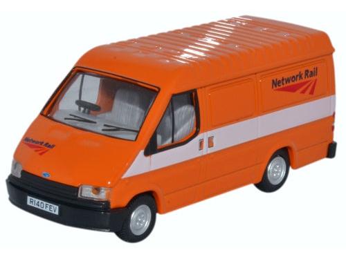 Ford Transit Mk3 Network Rail 1:76 Scale Diecast Model Van – Oxford Diecast-Oxford Diecast-Diecast Model Centre
