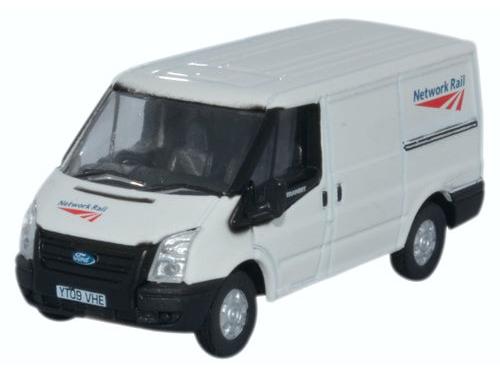 Ford Transit SWB Low Roof Network Rail 1:76 Scale Diecast Van – Oxford Diecast-Oxford Diecast-Diecast Model Centre