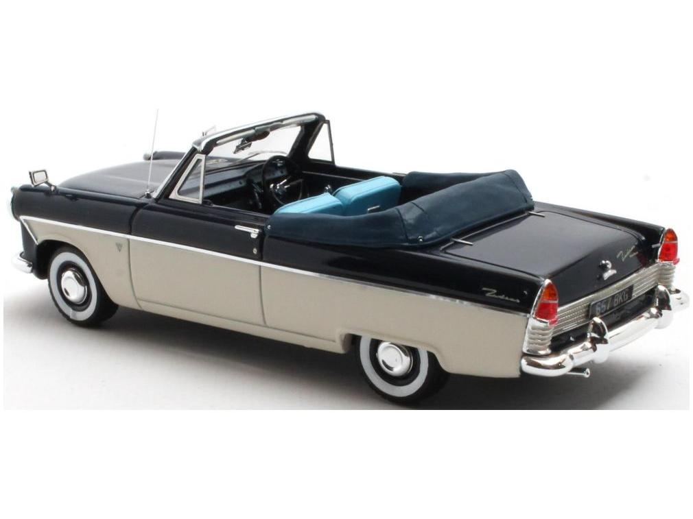 Ford Zodiac Mk2 206E Convertible Blue White 1958-1962 1:43 Scale Resin Car – Matrix-Matrix-Diecast Model Centre