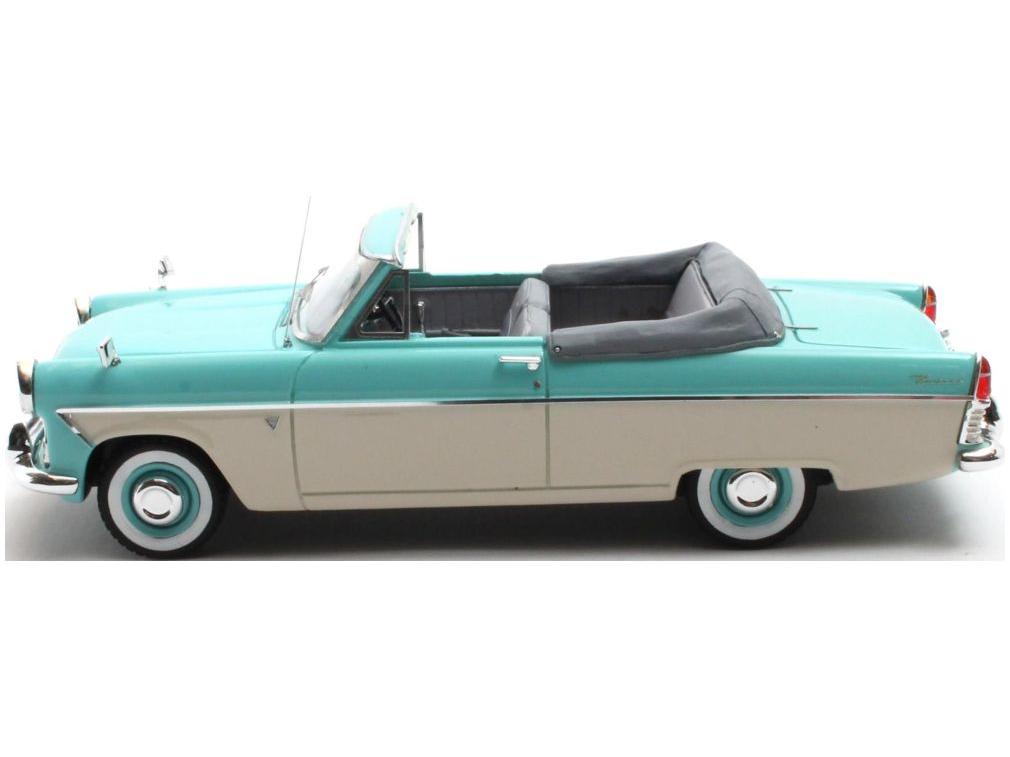 Ford Zodiac Mk2 206E Convertible Turqoise White 1958-1962 1:43 Scale Matrix Resin Model Car-Matrix-Diecast Model Centre