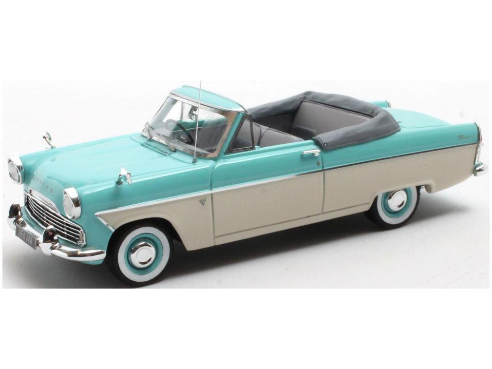 Ford Zodiac Mk2 206E Convertible Turqoise White 1958-1962 1:43 Scale Matrix Resin Model Car-Matrix-Diecast Model Centre
