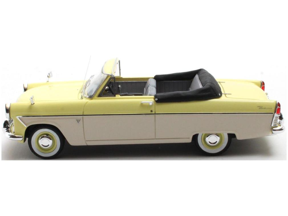 Ford Zodiac Mk2 206E Convertible Yellow White 1958-1962 1:43 Scale Matrix Resin Model Car-Matrix-Diecast Model Centre