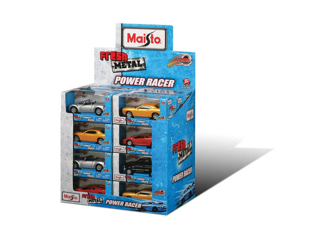 Fresh Metal Power Racer - Pullback Powered Toy Cars