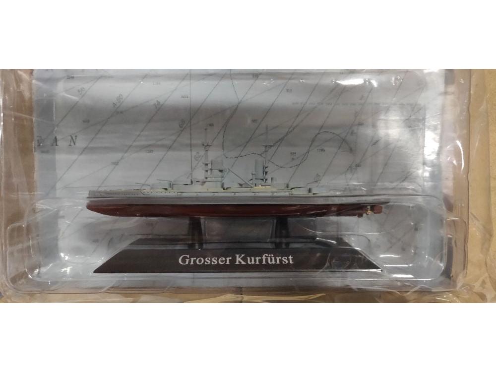 GROSSER KURFURST Battleship 1913 1:1250 Scale Unbranded Diecast Model-Unbranded-Diecast Model Centre