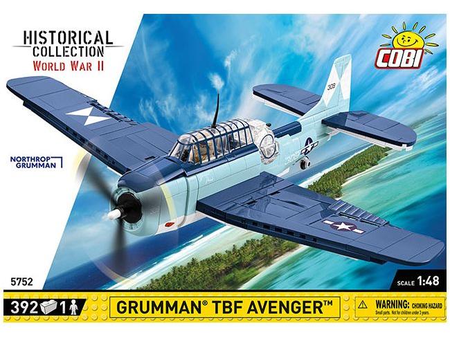 Grumman TBF Avenger WWII (388 pcs) Cobi Brick Build Kit-Cobi-Diecast Model Centre