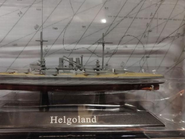 HELGOLAND Battleship 1911 1:1250 Scale Unbranded Diecast Model-Unbranded-Diecast Model Centre