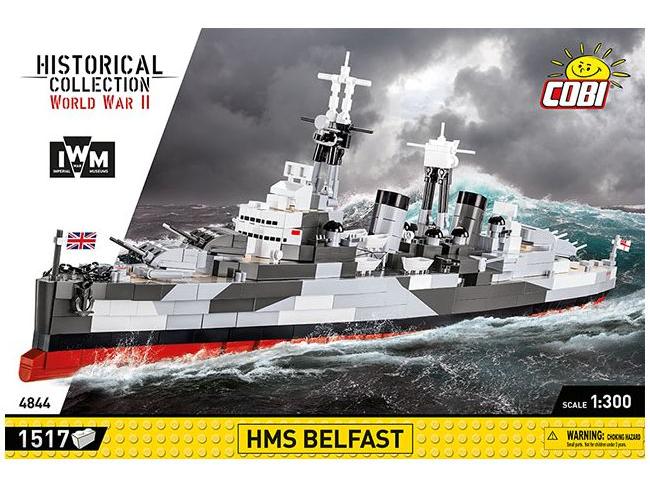 HMS Belfast IWM WWII (1515 pcs) Cobi Brick Build Kit-Cobi-Diecast Model Centre