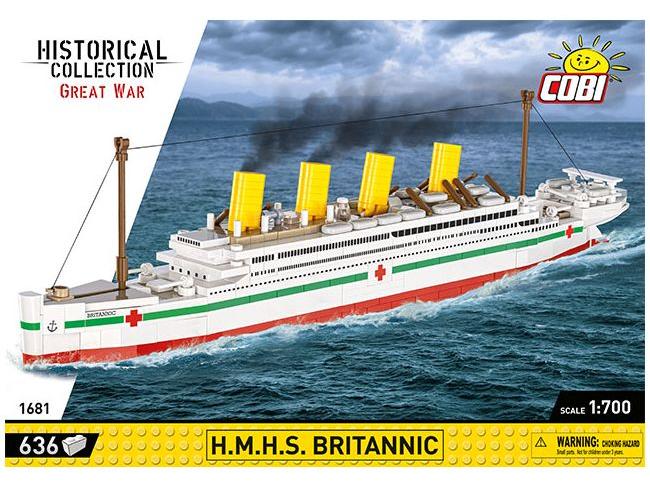 H.M.H.S. Britannic (640 pcs) Cobi Brick Build Kit-Cobi-Diecast Model Centre