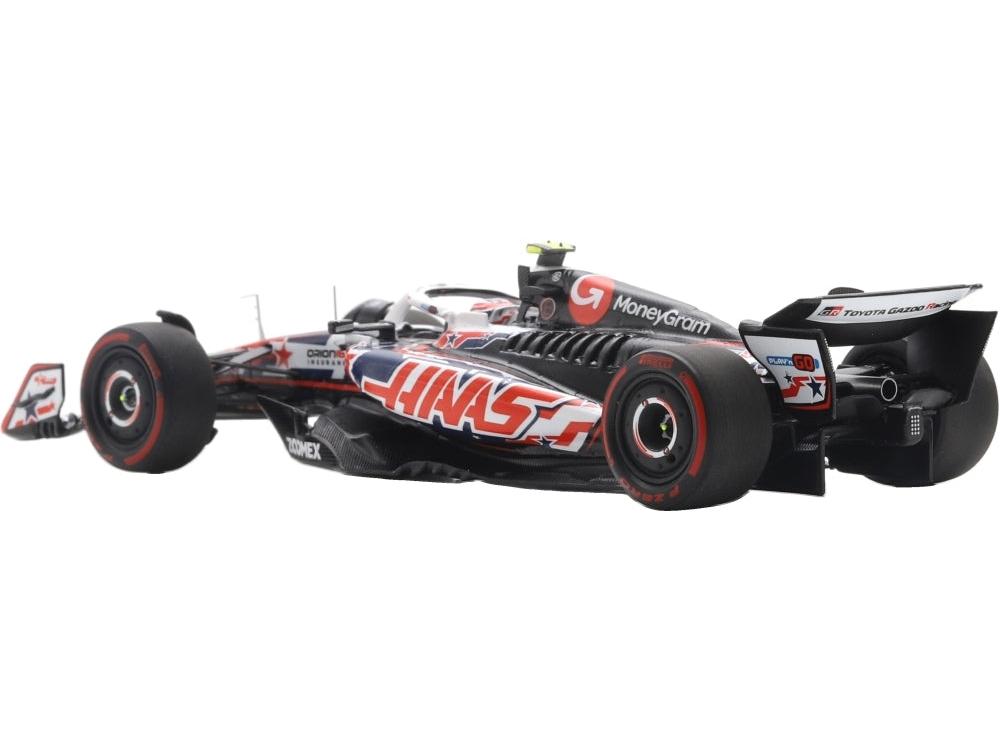 Haas VF-25 MoneyGram Haas F1 Team #87 US GP 2025 Oliver Bearman 1:43 Scale Resin Car – Spark-Spark-Diecast Model Centre