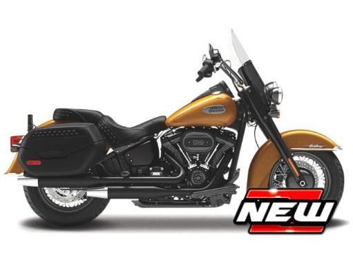 Harley Davidson Heritage Classic 2023 Orange - 1:18 Scale-Maisto-Diecast Model Centre
