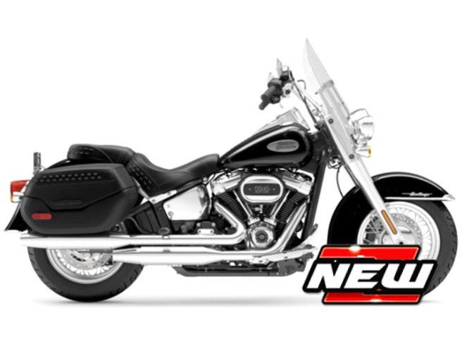 Harley-Davidson Heritage Classic 2024 black - 1:18 Scale Motorbike Model-Maisto-Diecast Model Centre