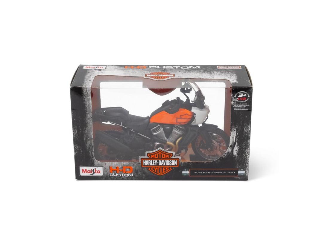 Harley-Davidson Pan America 2021 Orange 1:12 Scale Maisto Diecast Model-Maisto-Diecast Model Centre