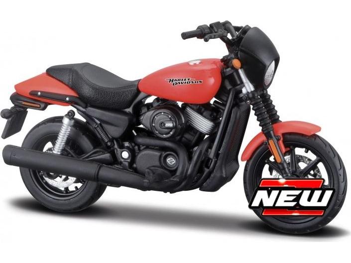 Harley-Davidson Street 750 2015 Red/Black 1:18 Scale Maisto Diecast Model-Maisto-Diecast Model Centre