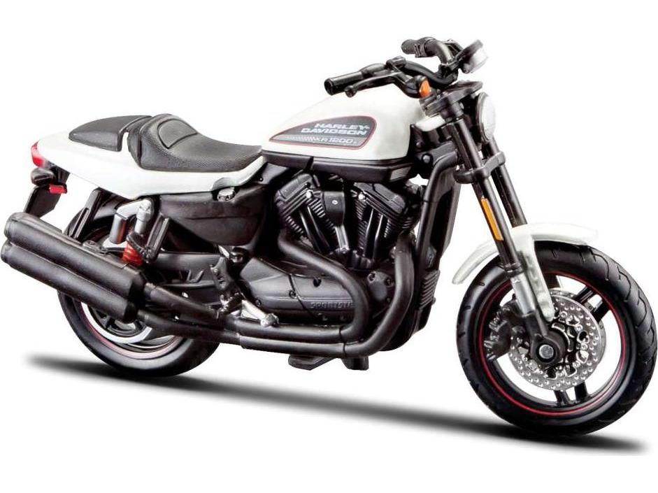 Harley-Davidson XR 1200X 2011 White 1:18 Scale Maisto Diecast Model-Maisto-Diecast Model Centre