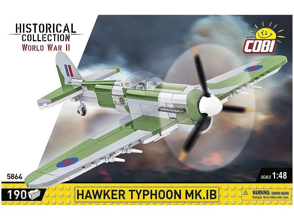 Hawker Typhoon WWII (186 pcs) Cobi Brick Build Kit-Cobi-Diecast Model Centre